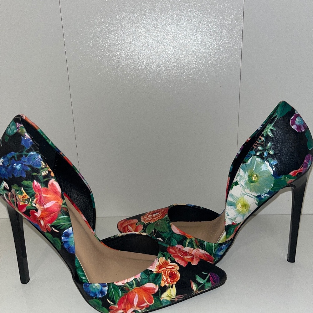 Floral High Heels